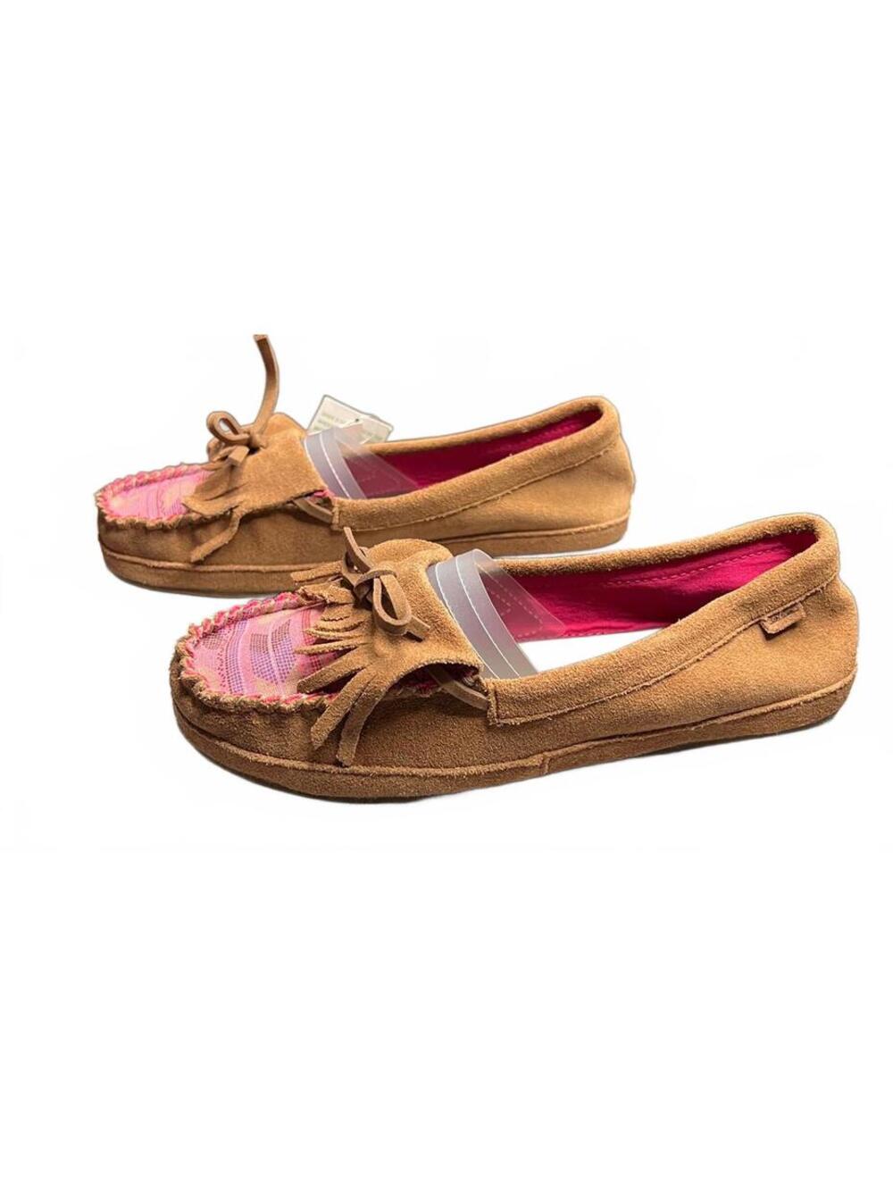 NWT Sanuk Lafayette Suede Slip-Ons, Desert Boho Modern Southwest Indie Size 10 - Picture 3 of 9